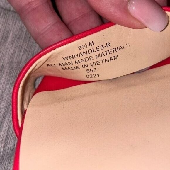 Nine West Pink Casual Open Toed Ankle Strap Casual Stiletto Heels Size 9.5 - Picture 8 of 8